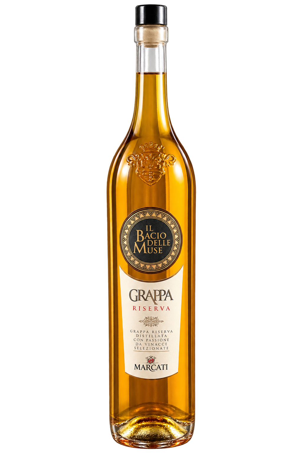 Marcati Grappa Riserva Il Bacio delle Muse, Flasche 1,5 Liter