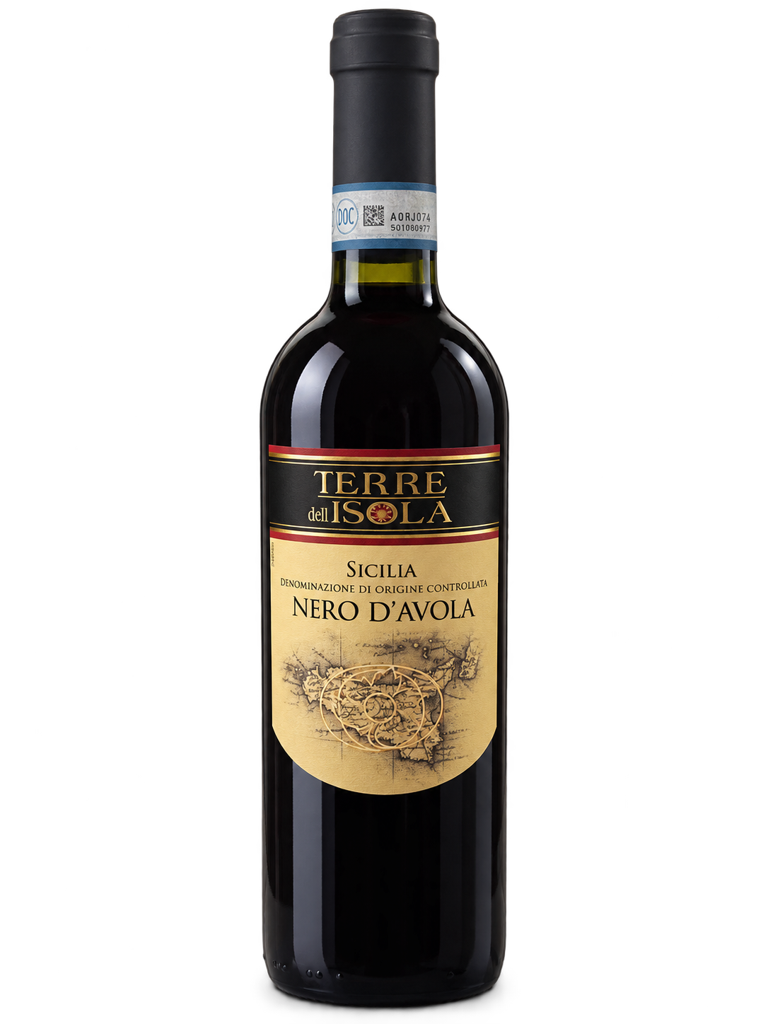 Terre dell’Isola Sicilia Nero d’Avola DOC, Flasche 0,75 Liter
